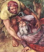 Michelangelo Buonarroti The Conversion of Saul Spain oil painting artist